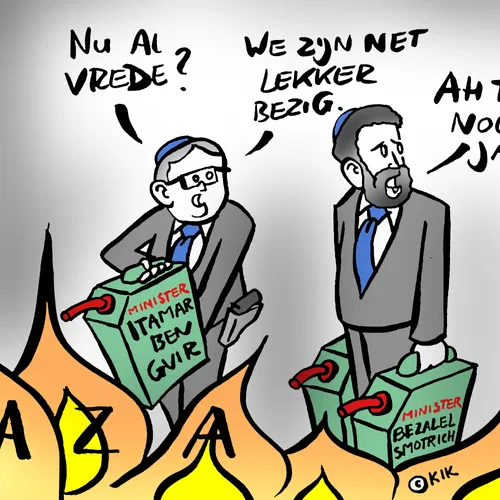 Extreemrechtse ministers Israël vinden het maar niks