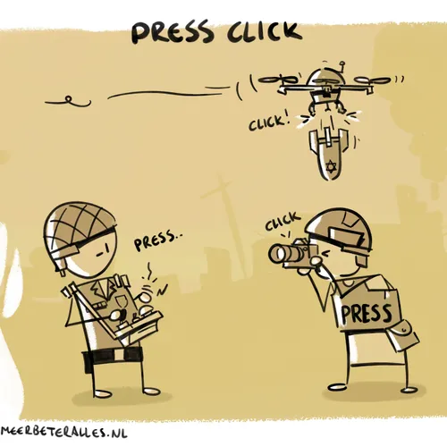 Mediacide, voor het Israëlische leger is de kritische journalist de vijand die uitgeroeid moet