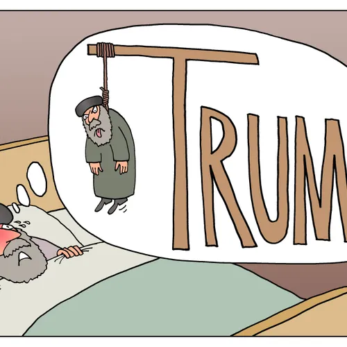 Trump houdt Iraanse leiders uit hun slaap