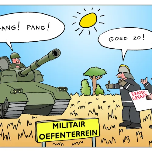 Preventieve methode tegen natuurbranden kan defensie juist veel geld besparen