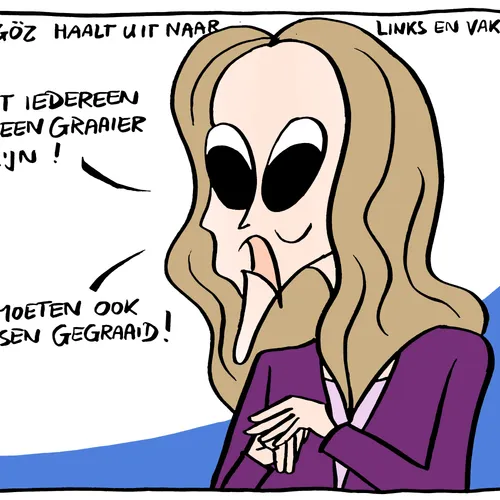 VVD-leider Yesilgöz legt uit waarom de vakbonden en linkse partijen zich in moeten houden