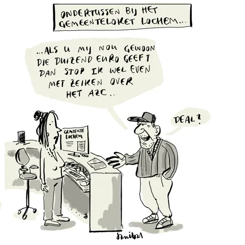 Ondertussen bij het gemeenteloket in Lochem