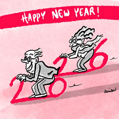 Glijdend het nieuwe jaar in