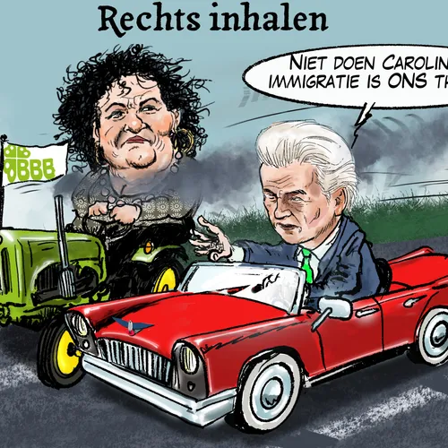 Wegpiraat Van der Plas zit brokkenpiloot Wilders steeds meer in de weg