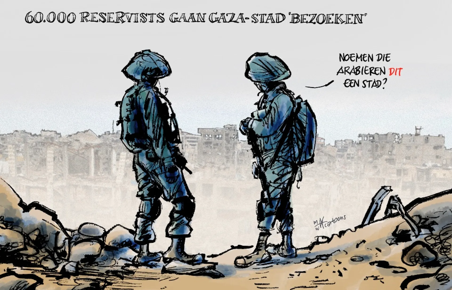 Afbeelding van Israël brengt nieuwe legermacht op de been om Gaza te veroveren