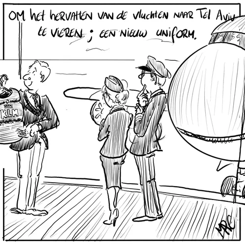 KLM hervat vluchten naar Tel Aviv