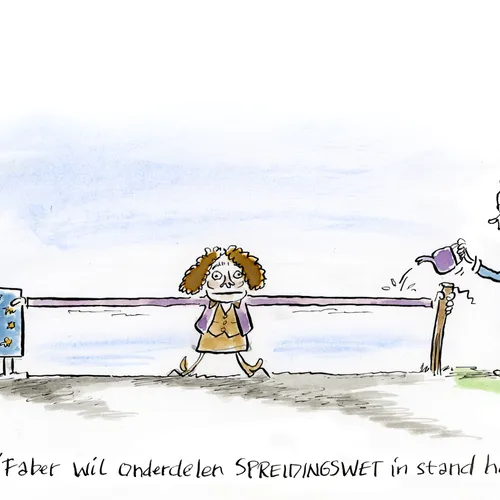 Faber wijst spreiding toch niet helemaal af