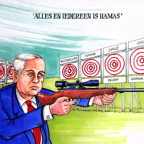 Netanyahu bepaalt zelf wel wat goed of kwaad is