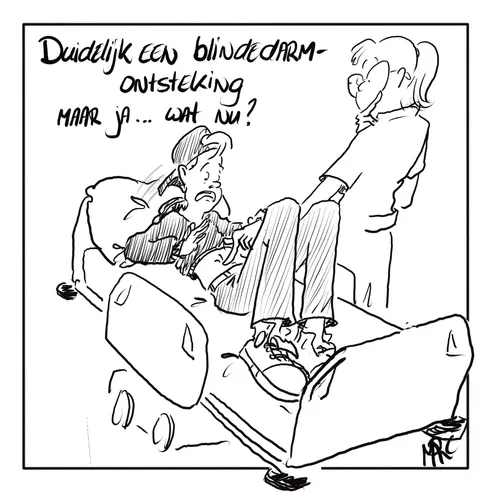 Blindedarmontsteking hoeft niet meer altijd geopereerd worden