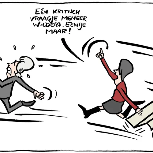 Wilders ontloopt Nieuwsuur