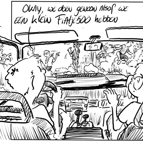 Weg van de snelweg