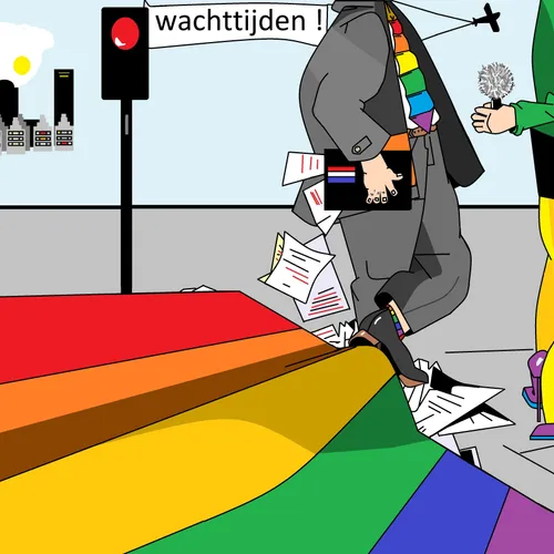 De Pride wordt gevierd maar de wachttijden blijven