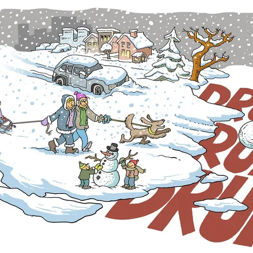 Het is weer voorbij met de sneeuwpret