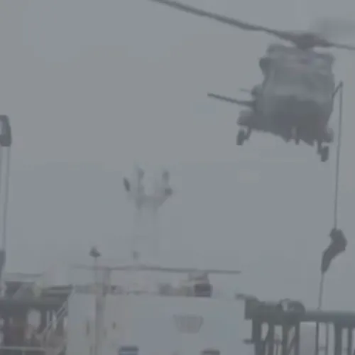 Franse marine entert olietanker op de Atlantische Oceaan
