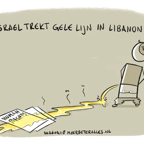 Israël trekt gele lijn in Libanon