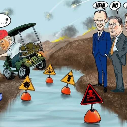 Trump rijdt zich klem