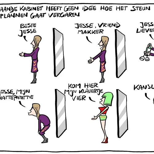 Steun zoeken voor het nieuwe kabinet