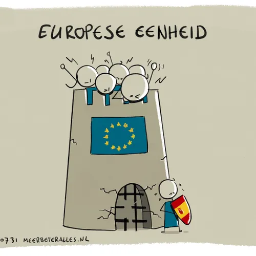 Spanje leert wat de Europese samenwerking voorstelt