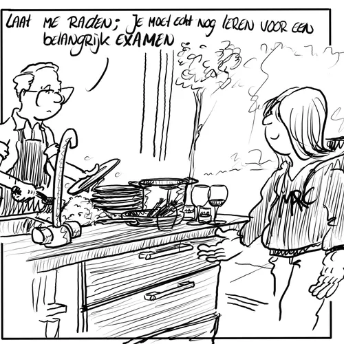 Examenperiode weer in volle gang