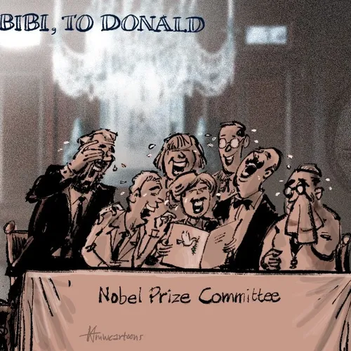 Nobelcomité bestudeert nominatie Trump