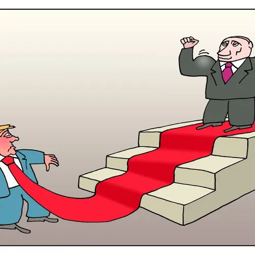 Trump laat zich inpakken door Poetin