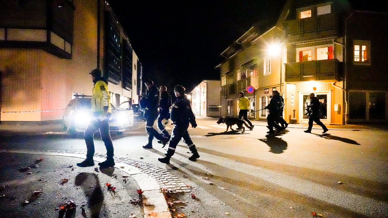 Police action in Kongsberg