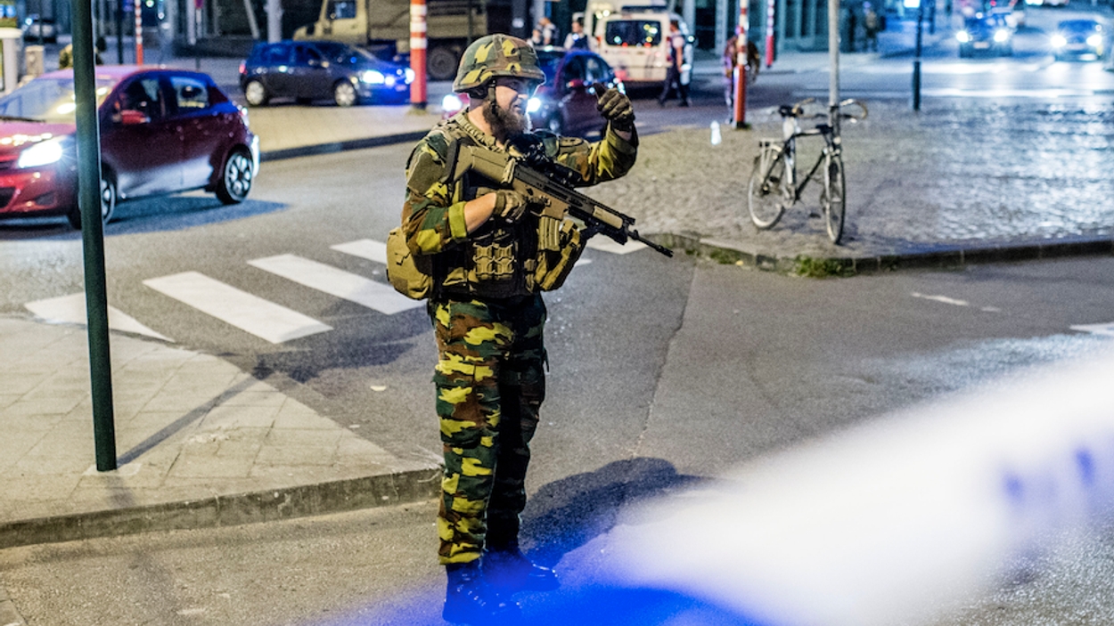 Belgische hoofdstad ontsnapt aan aanslag - Joop foto foto