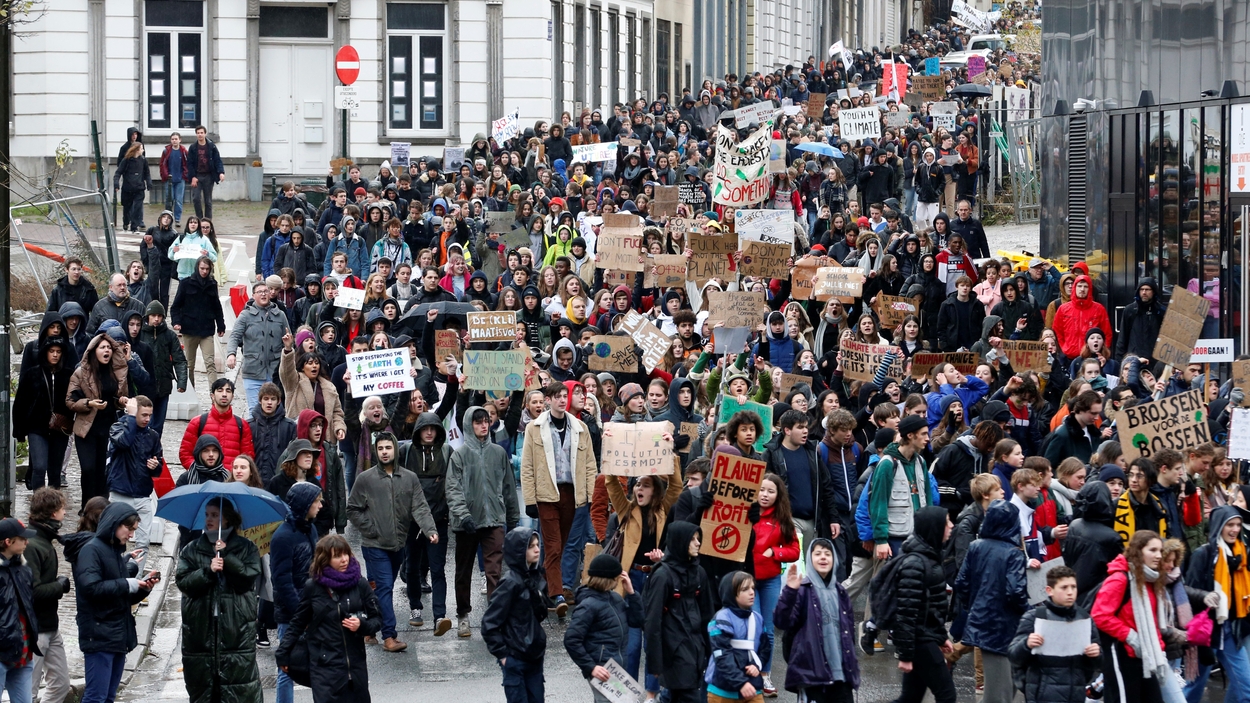 BELGIUM - STUDENTS - PROTEST - CLIMATE