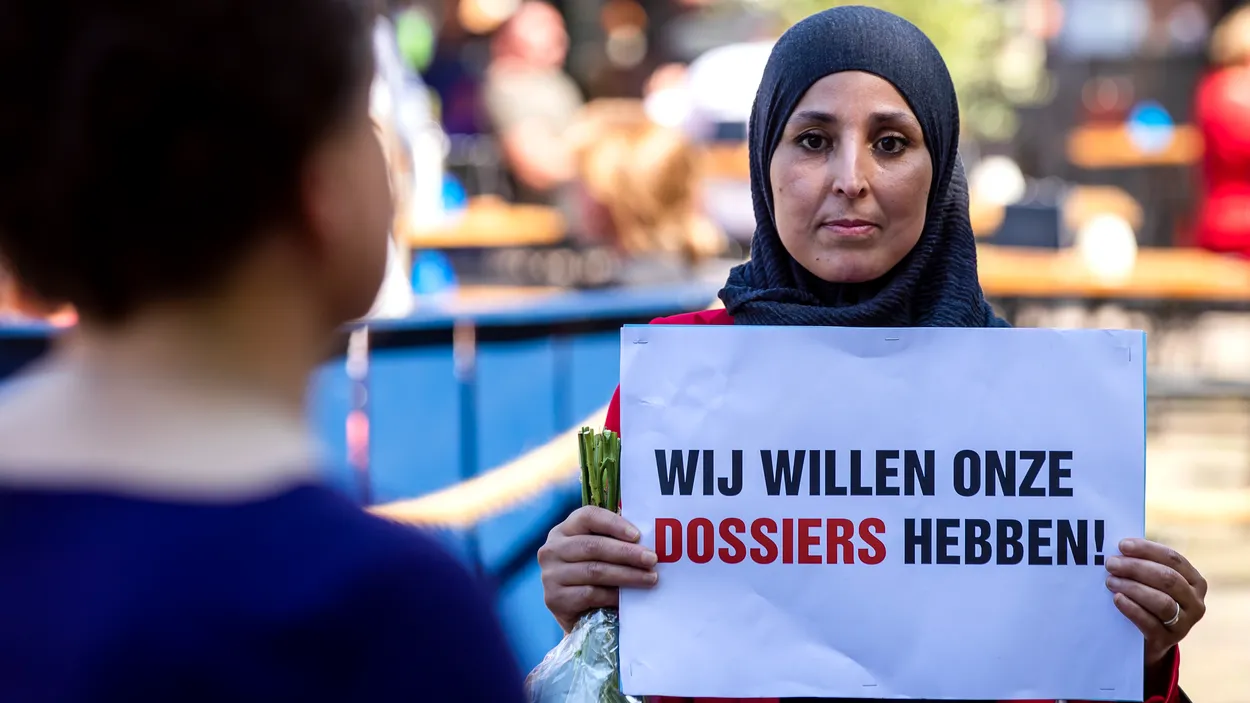 Ouders toeslagenaffaire voeren actie op Plein