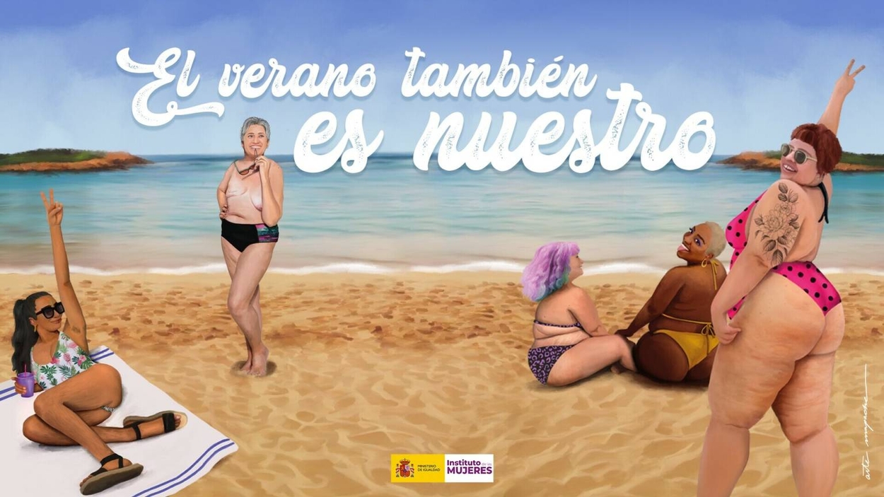 Bewolkt Bevoorrecht prijs Spaanse overheid gebruikt gestolen foto's van vrouwen voor body  positivity-campagne - Joop - BNNVARA