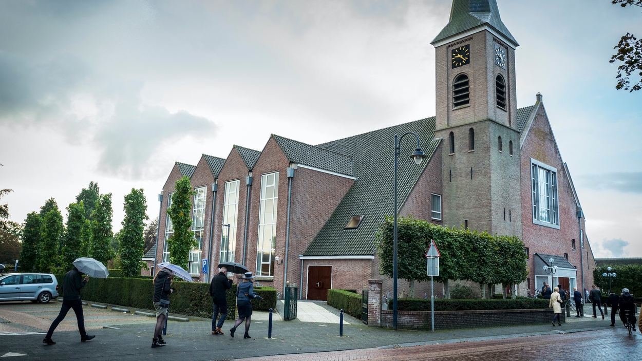 Minder bezoekers voor diensten Hersteld Hervormde Kerk Staphorst