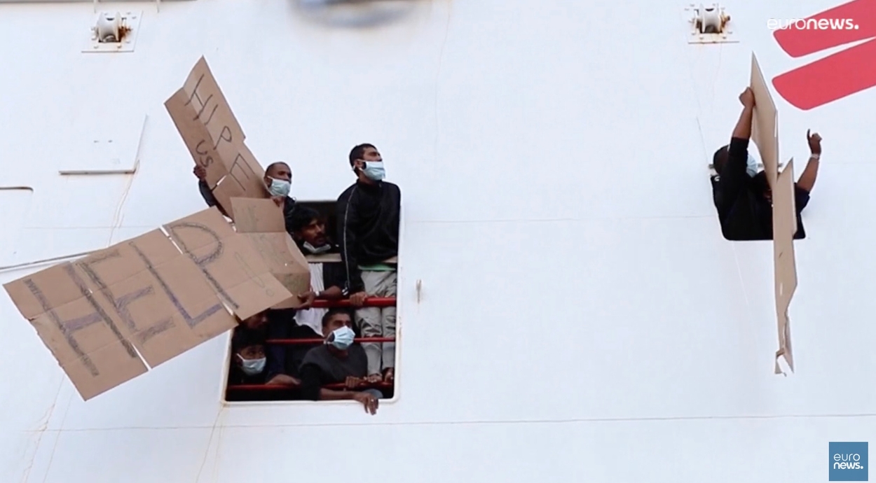 Afbeelding van Frankrijk neemt alle migranten van reddingsschip Ocean Viking op na weigering Italië