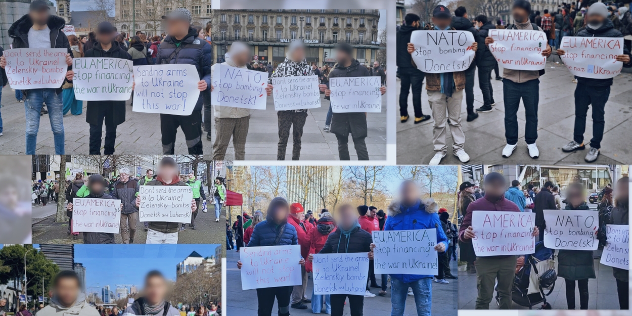 Afbeelding van Rusland zit achter anti-Oekraïense protesten in het Westen