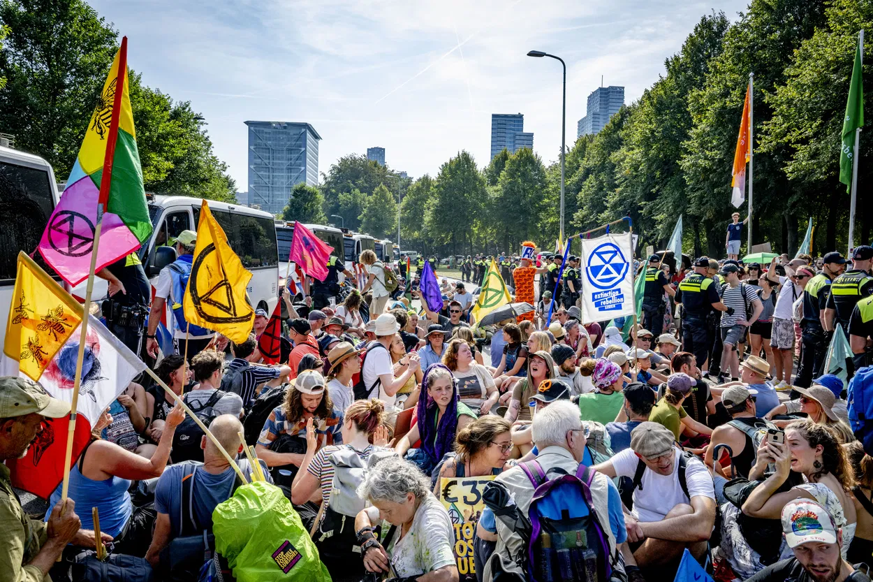 Kinderen Komen Op Voor Klimaat Stakende Scholieren Sluiten Zich Aan