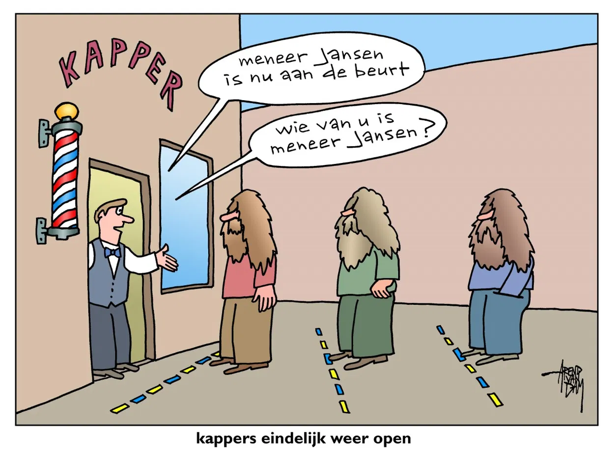 De kappers zijn weer open Joop BNNVARA