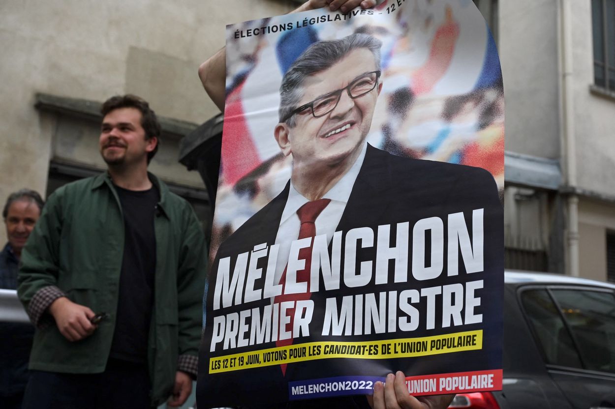 Afbeelding van Linkse partijen in Frankrijk vormen historisch front om Macron in juni te verslaan