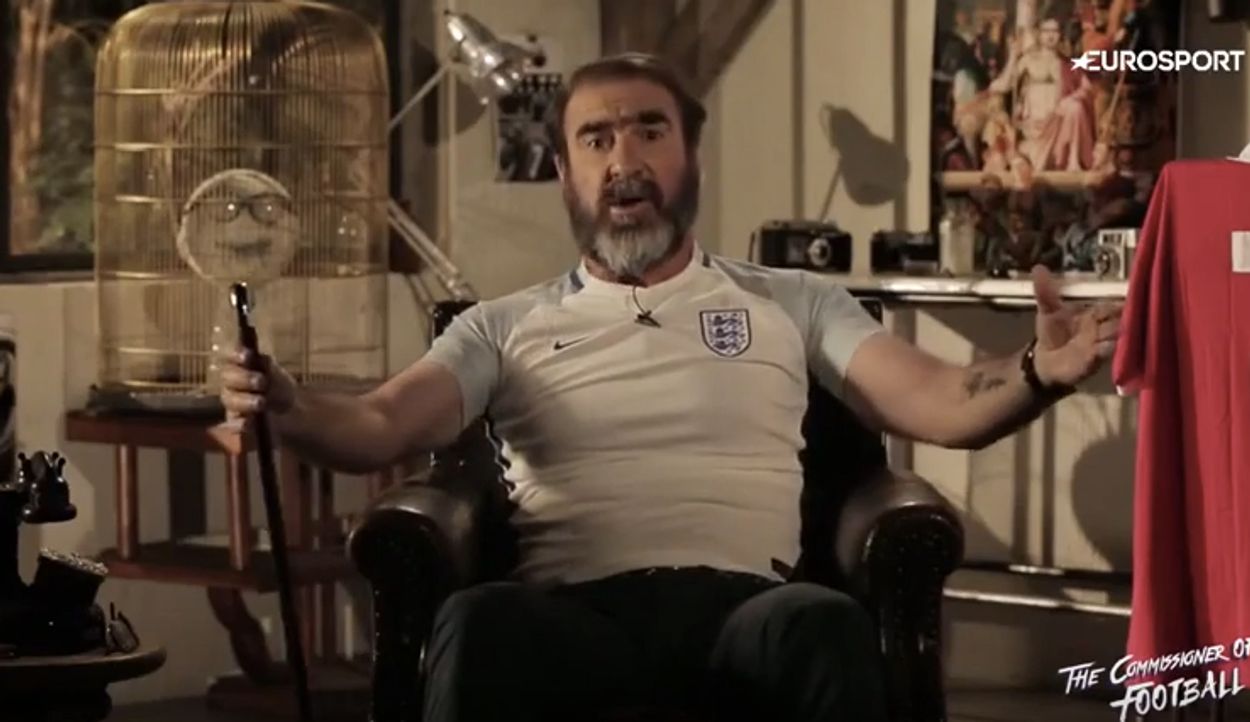 Afbeelding van Voetballegende Eric Cantona stelt nieuw Engels referendum voor