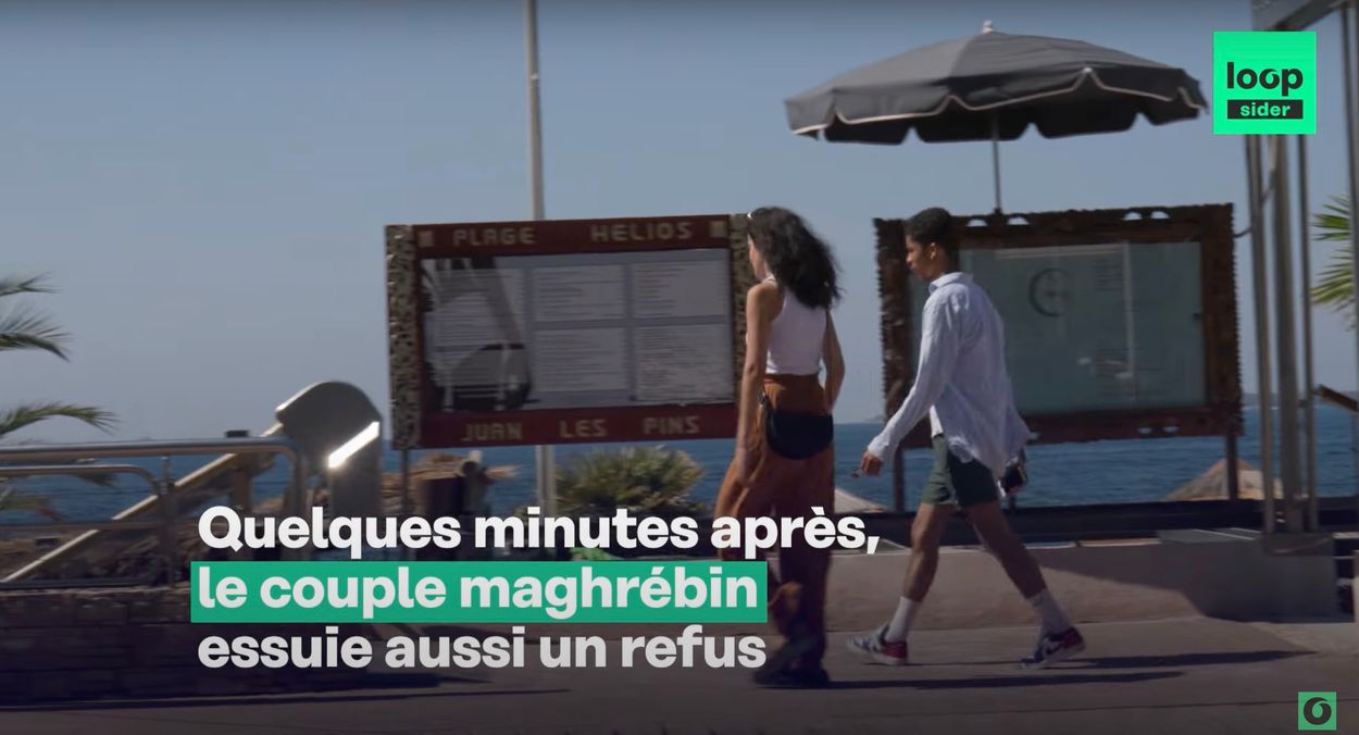 Afbeelding van Racisme aan de Franse Rivièra, toegang tot strandtenten alleen voor witte bezoekers
