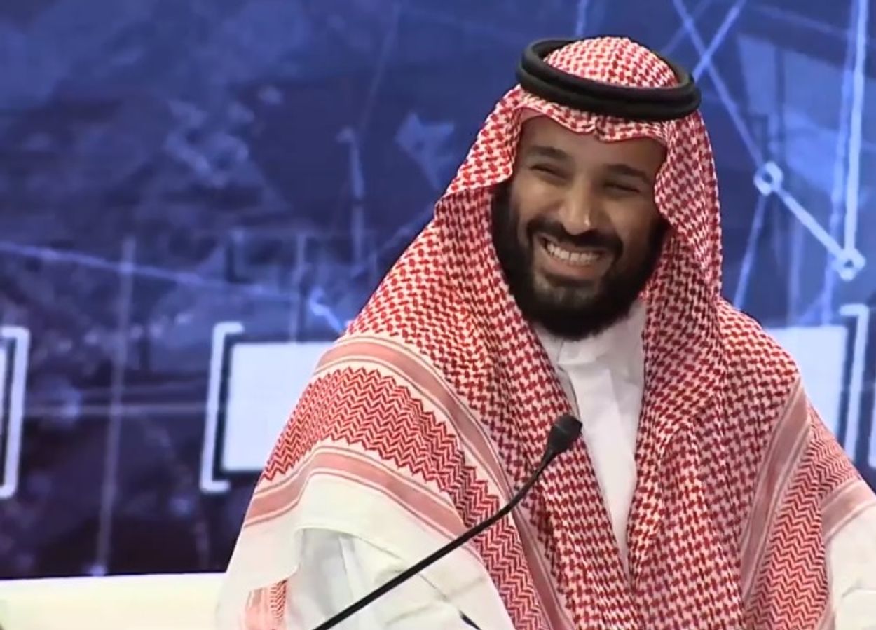 Afbeelding van Saoedische kroonprins heeft ook al een slecht gevoel voor humor