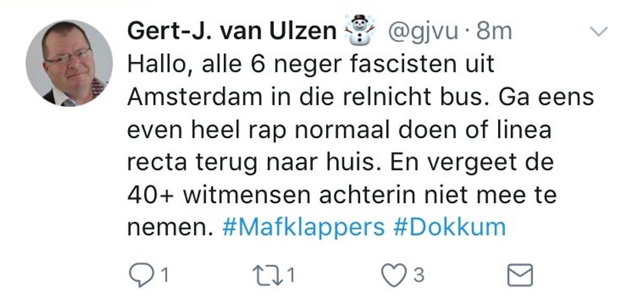 Afbeelding van Bestuurslid VVD Leeuwarden stapt op na racistische tweet