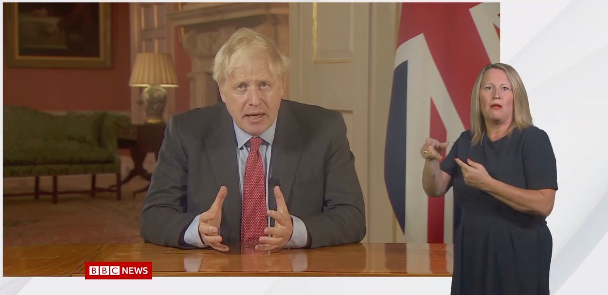 Afbeelding van Boris Johnson: "Coronabesmetting breidt uit omdat Britten vrijheidslievender zijn dan Europeanen"