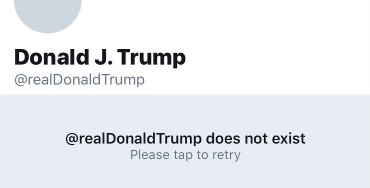 Afbeelding van Elf minuten rust: Twitter-medewerker trekt stekker uit account Trump