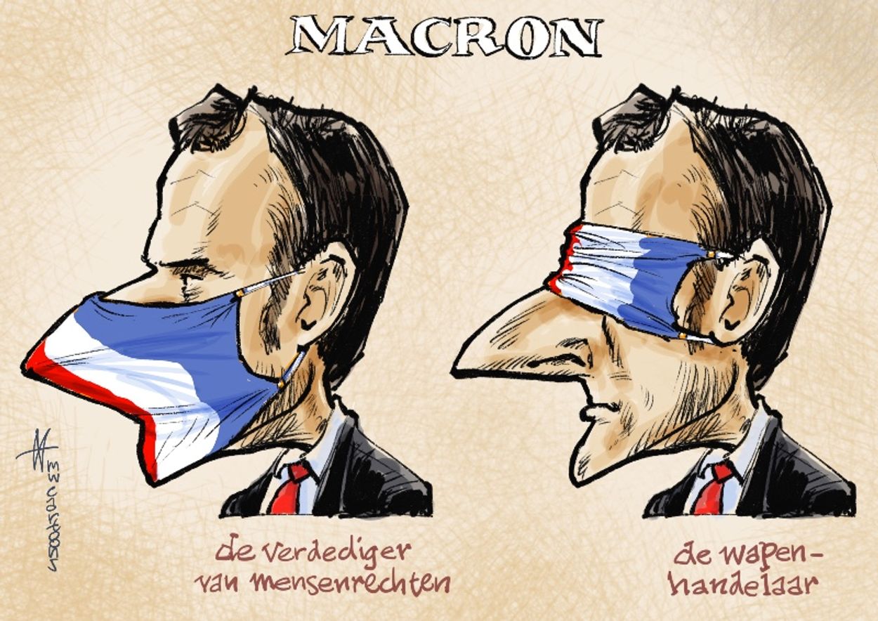 Afbeelding van De twee gezichten van Macron