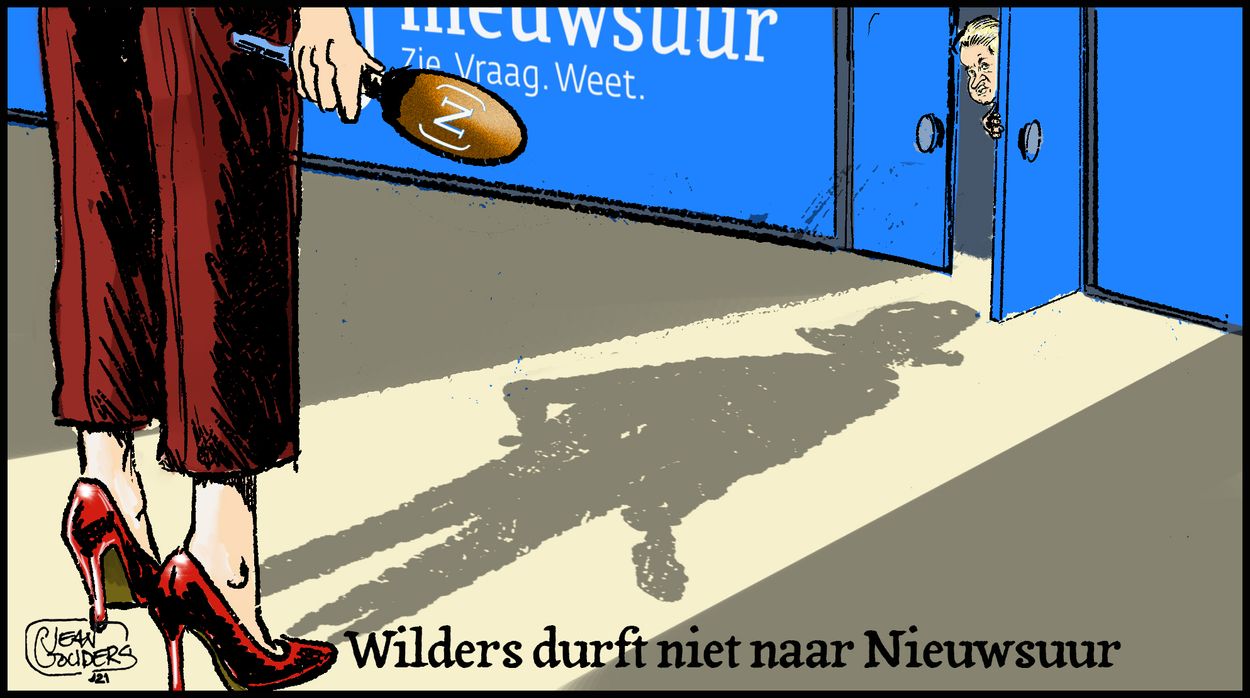 Afbeelding van Wilders durft niet naar Nieuwsuur
