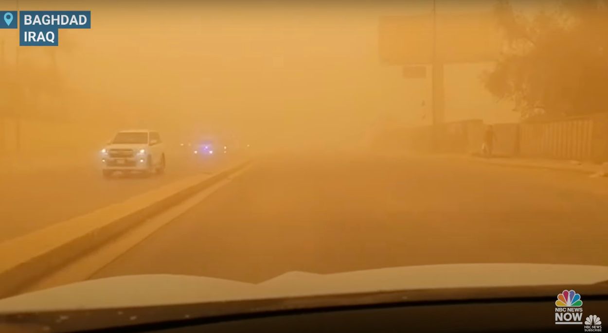 Afbeelding van Klimaatverandering veroorzaakt gigantische, ziekmakende zandstormen in Irak