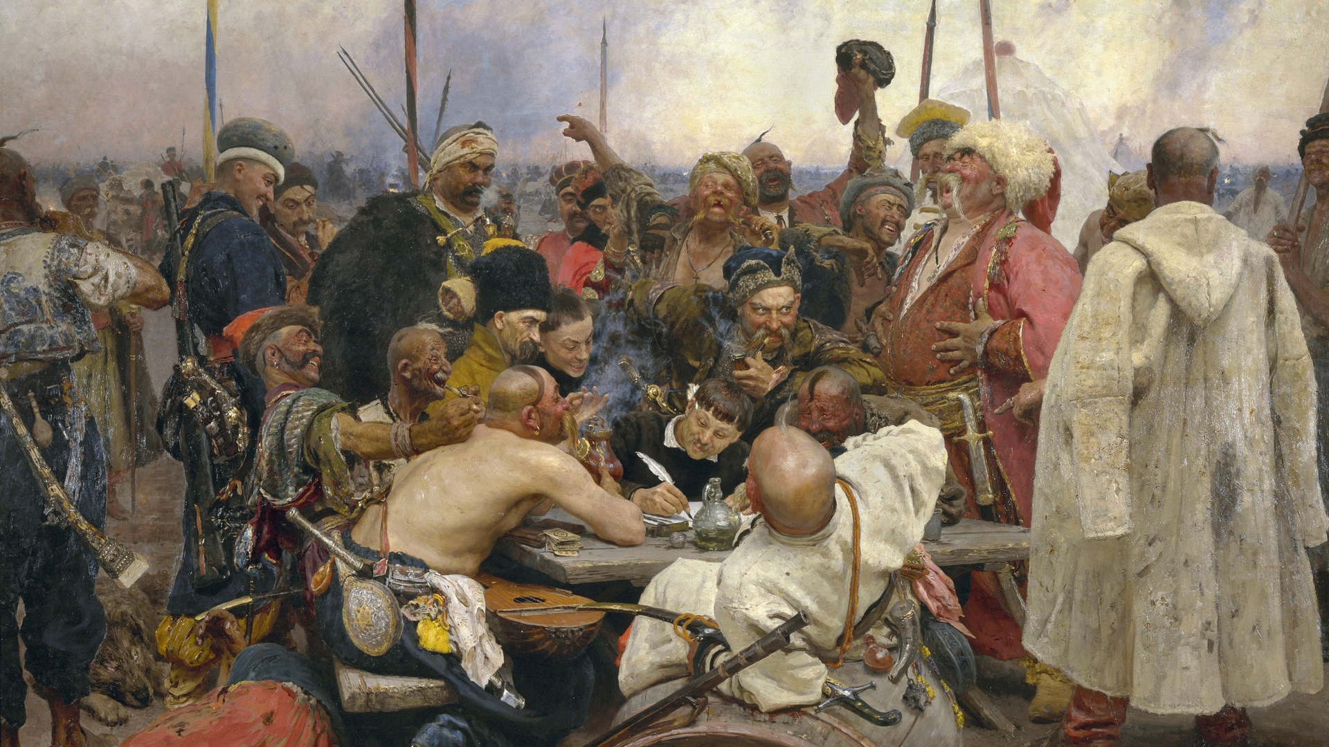 Ilja_Jefimowitsch_Repin_-_Reply_of_the_Zaporozhian_Cossacks_-_Yorck (1)