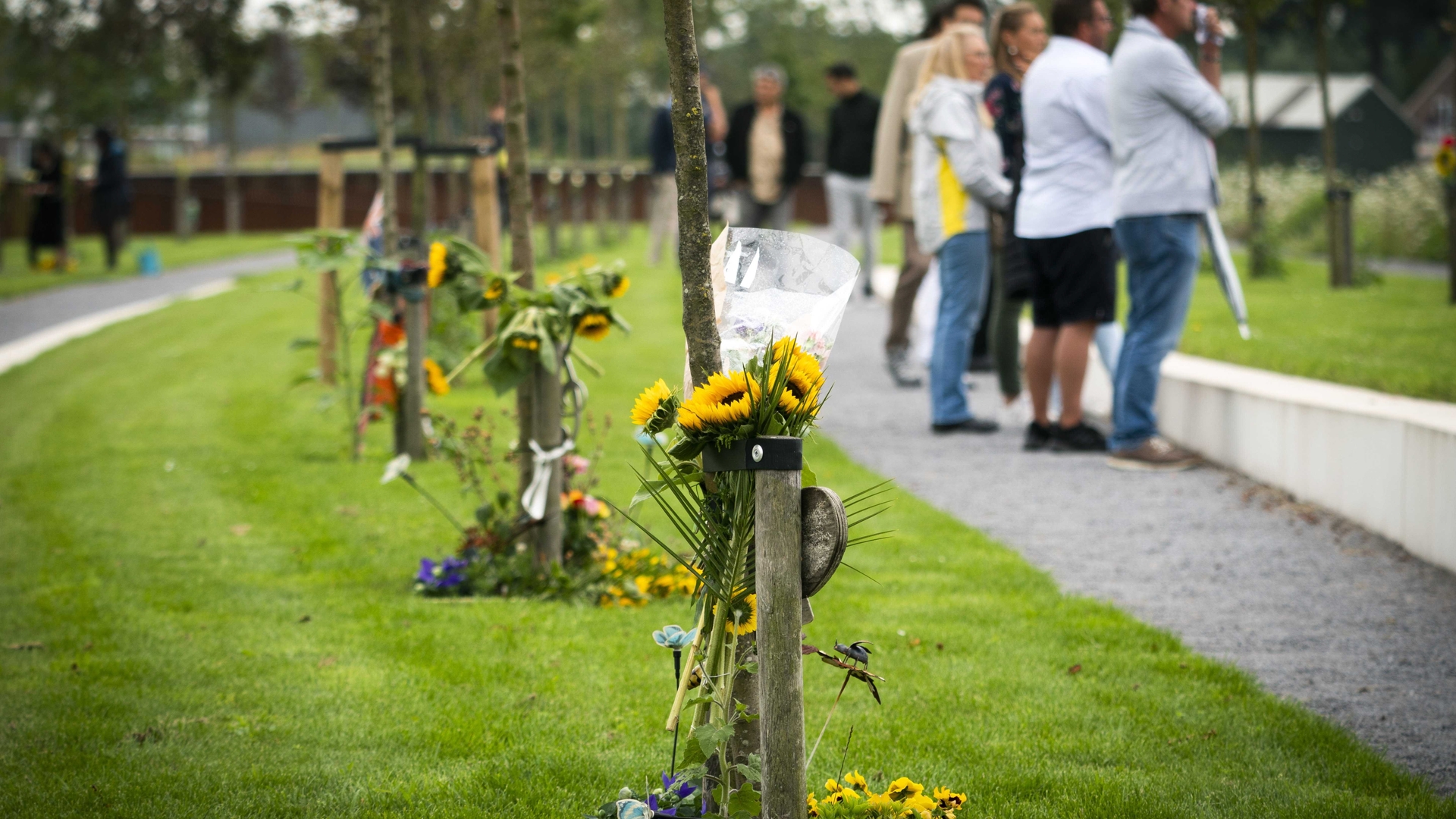 Commemoration of the MH-17 air crash in Vijfhuizen