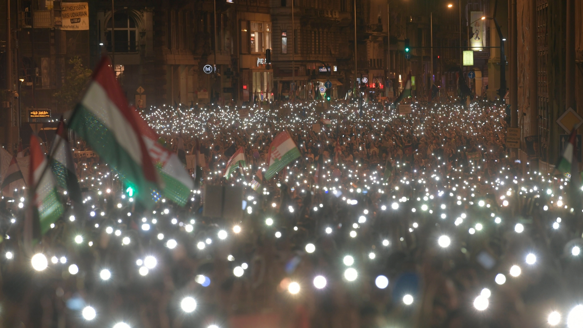 HUNGARY PROTEST