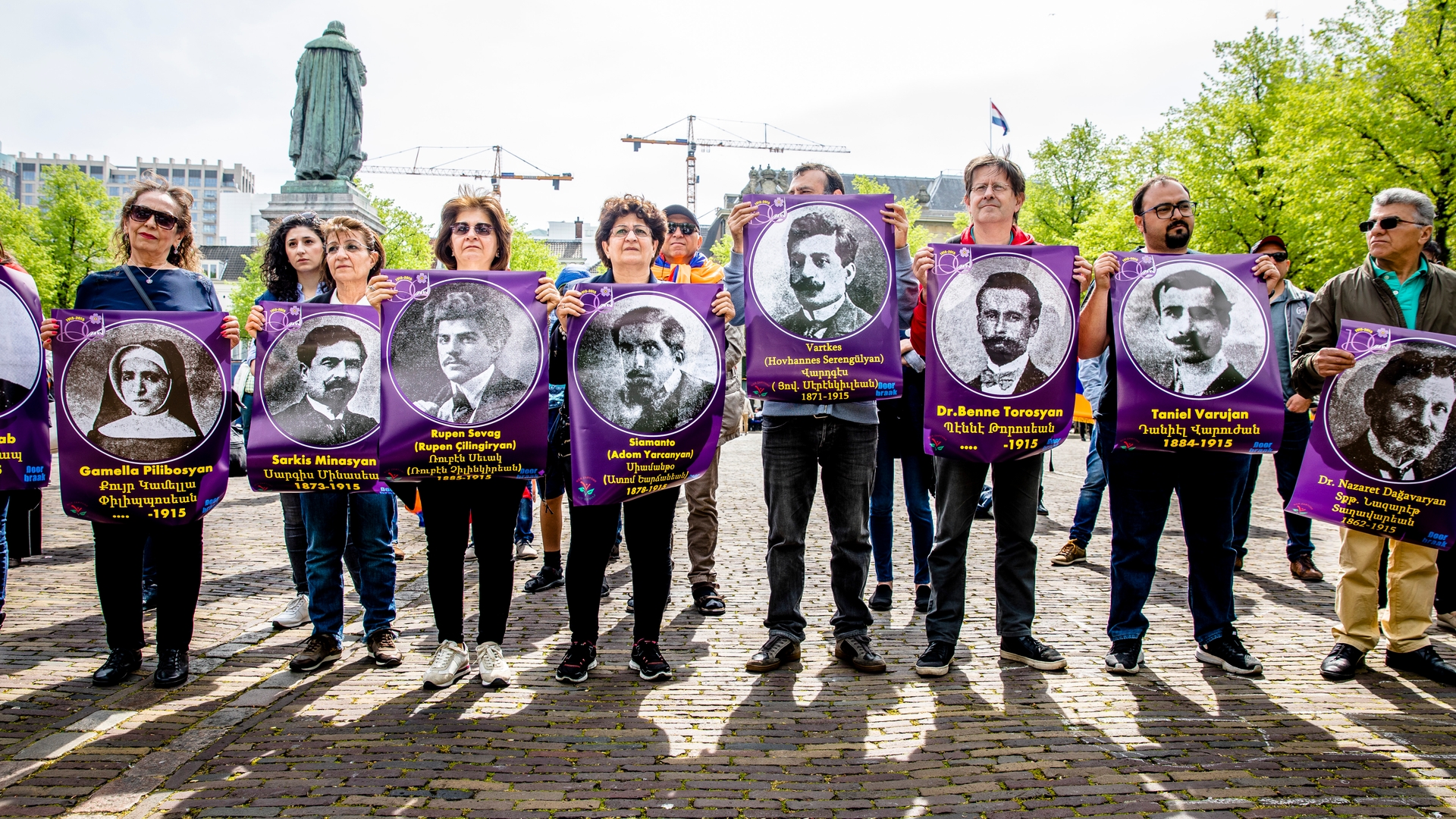 Demonstratie voor erkenning Armeense genocide
