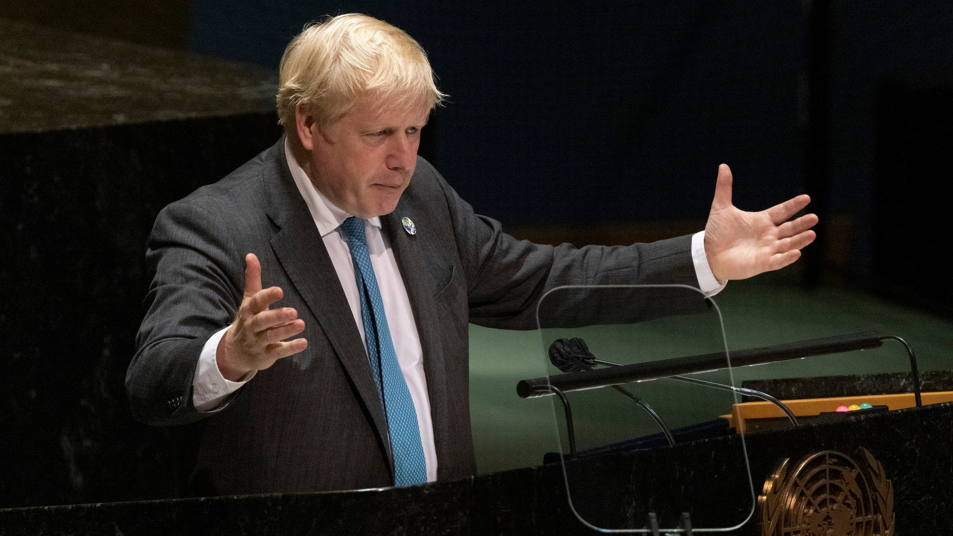 Prime Minister Boris Johnson UNGR speech